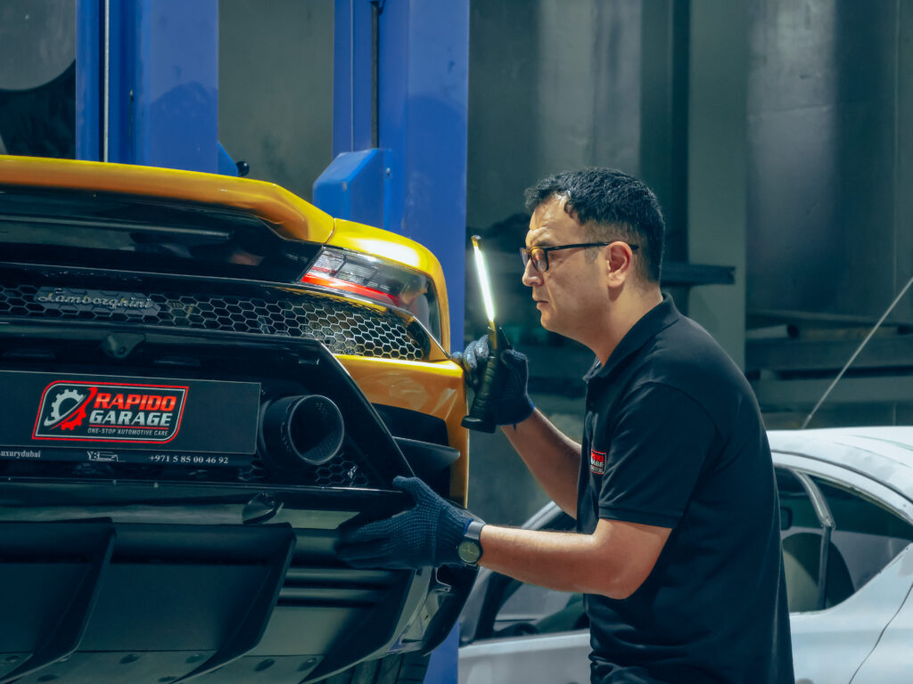 Luxury and sport car maintenance in Dubai