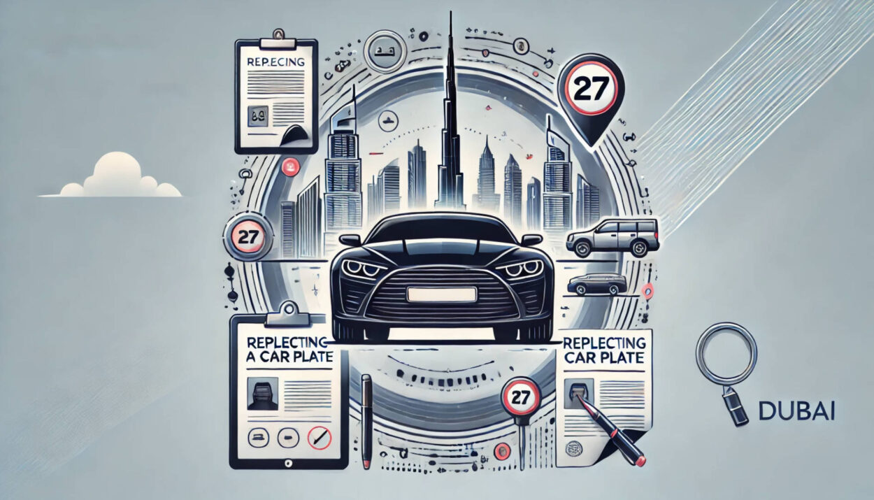 Guide to Replacing a Lost Car Plate in Dubai: Costs, Steps, and Requirements